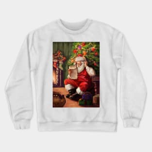 Santa card Crewneck Sweatshirt